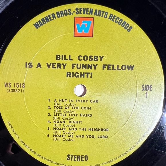 Bill Cosby - Is A Very Funny Fellow Right! Vinyl Album. - Picture 4 of 9